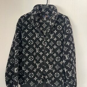 Black and Gray Patterned Jacket